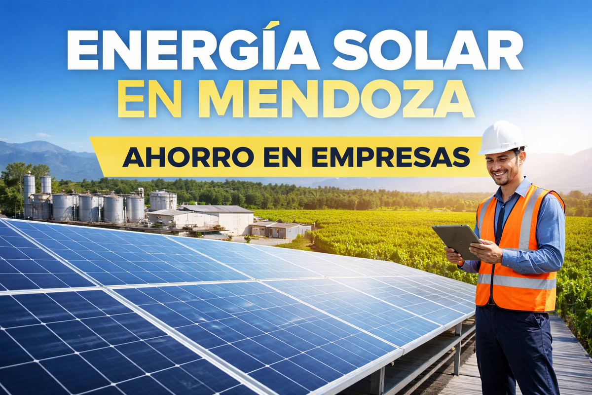 La energ&iacute;a solar en Mendoza dej&oacute; de ser una promesa ecol&oacute;gica para convertirse en una herramienta concreta de ahorro, eficiencia y competitividad empresarial.
