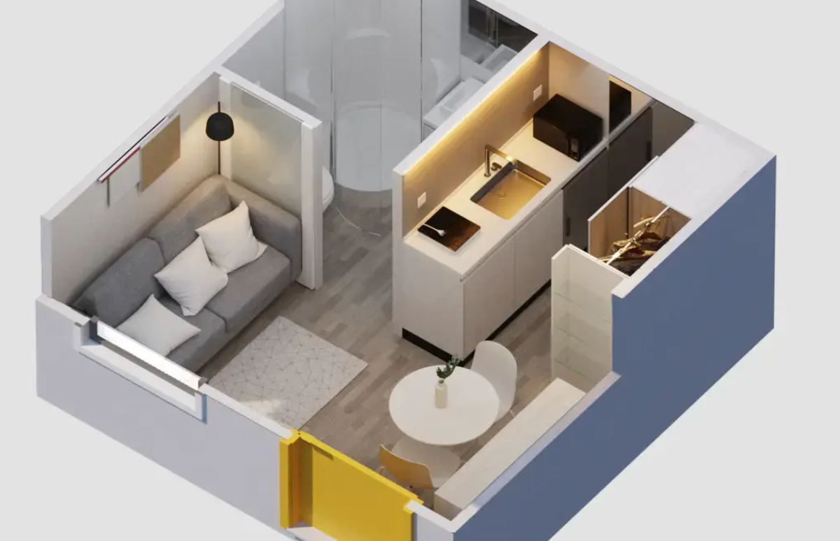 Plano de la casa plegable. Plano de la casa plegable.