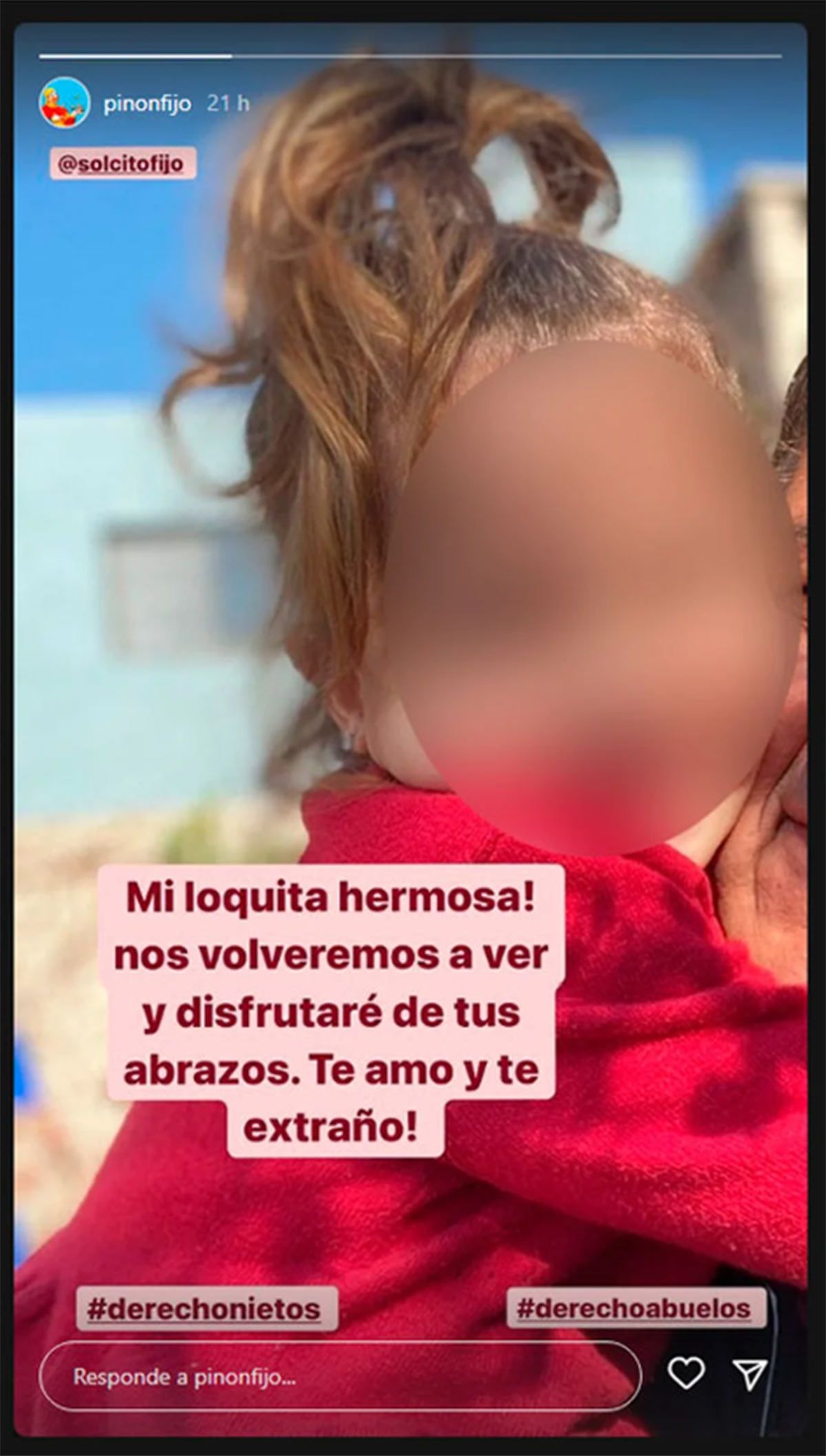 Piñón Fijo se quejó por las redes de que su hija no le dejaba ver a su nieta. 