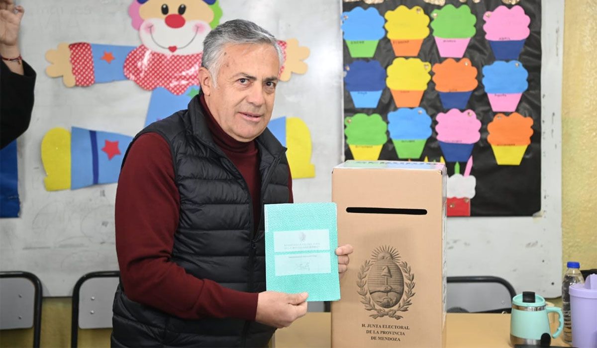 Cornejo, el más votado de la elección primaria de Mendoza. Cornejo, el más votado de la elección primaria de Mendoza.