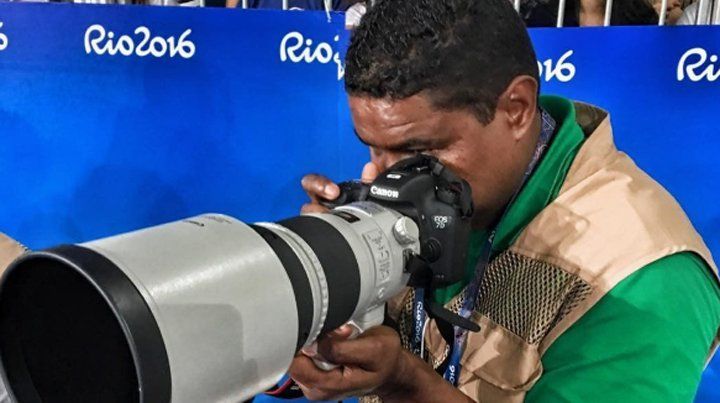 ¡Un genio! El fotógrafo ciego que logró cumplir su sueño en Río