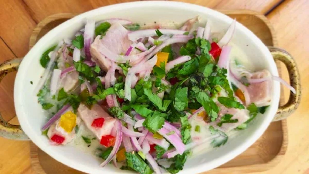 Las 2 opciones de ceviche por $20.000 que se pueden pedir en un restaurante de Chile