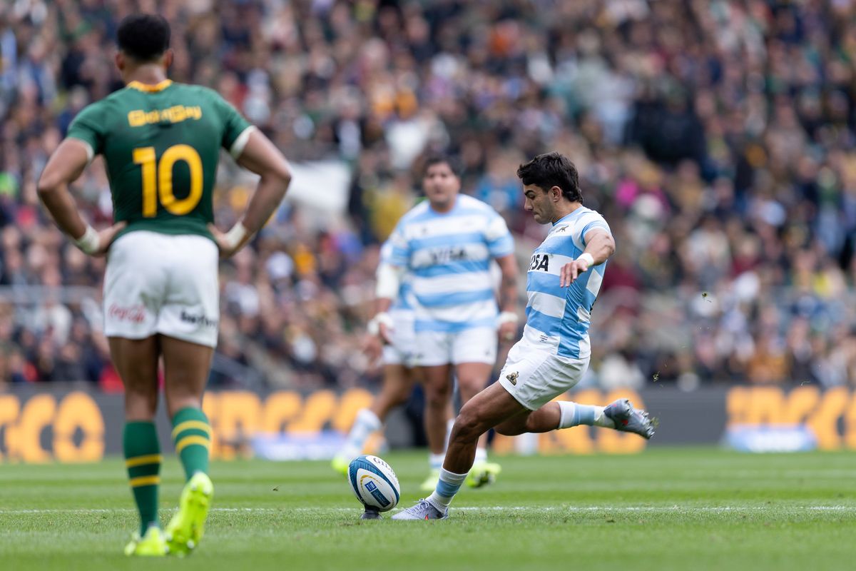 Santiago Carreras fue el goleador del Rugby Championship con 72 puntos.