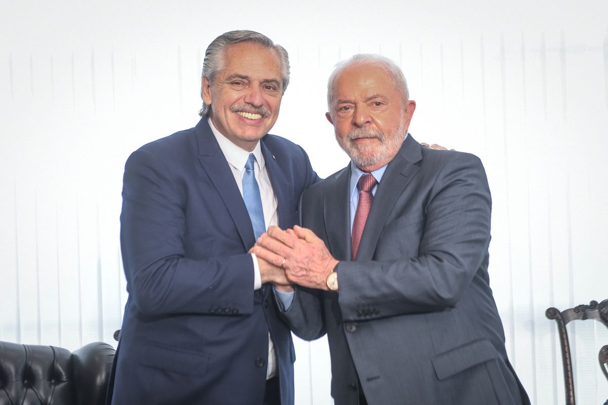 Alberto Fernández y Lula Da Sivla estuvieron reunidos tras la asunción del mandatario brasileño.