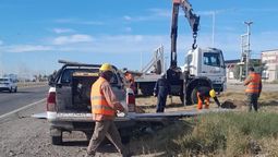 Como estaba previsto ya arrancaron los movimientos de equipos de obra en el Acceso Este, en el tramo que va de Lamadrid hasta Arturo González, en Maipú.