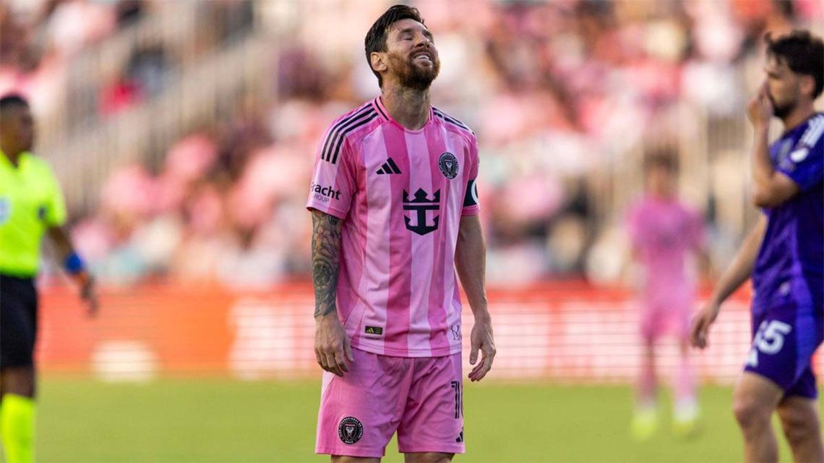 Lionel Messi la pasó mal.