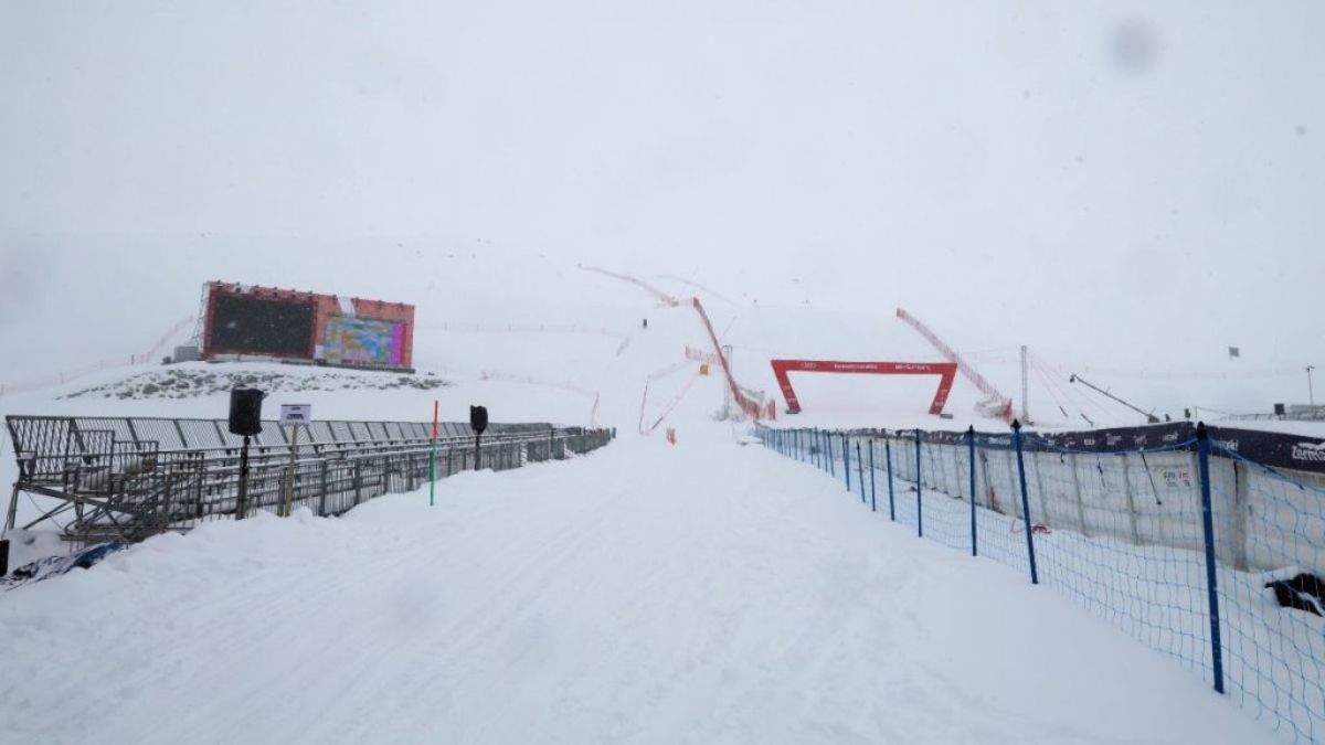 Por los vientos y las nevadas se tuvo que cancelar la segunda fecha de la competencia de esquí.
