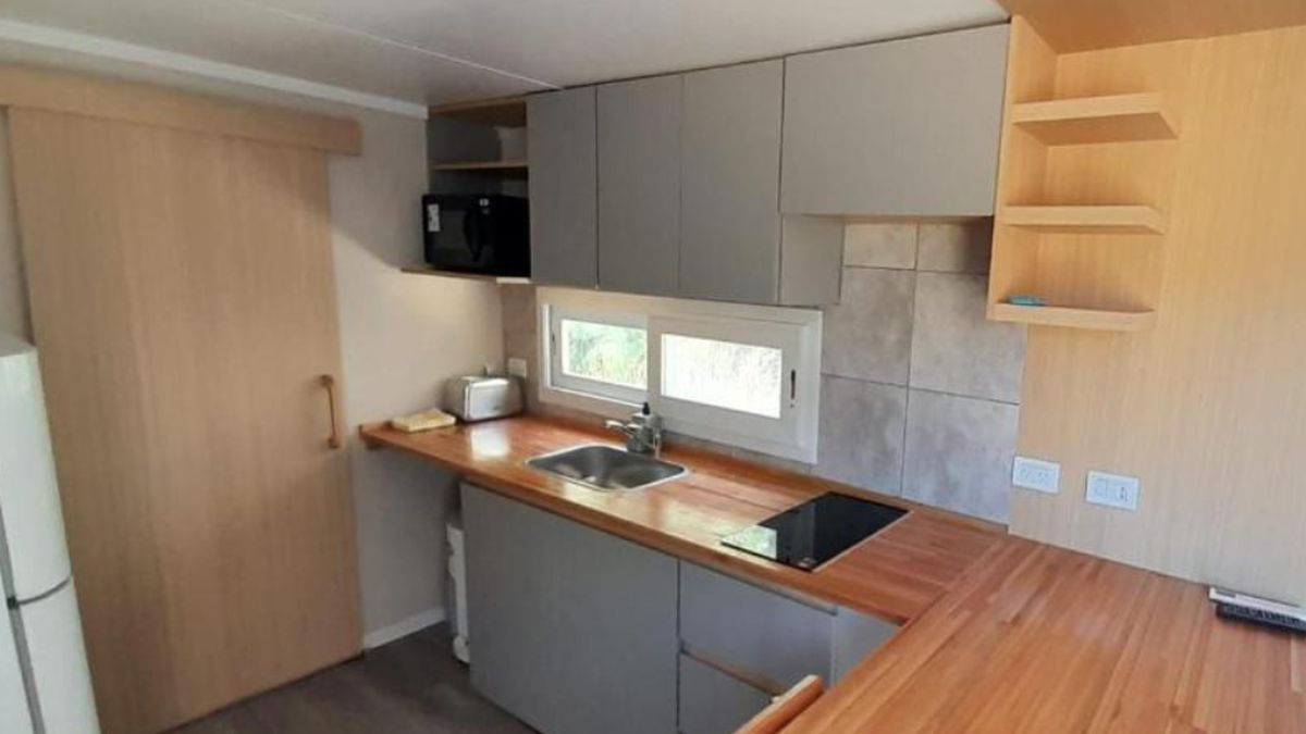 La cocina de la casa container. La cocina de la casa container.