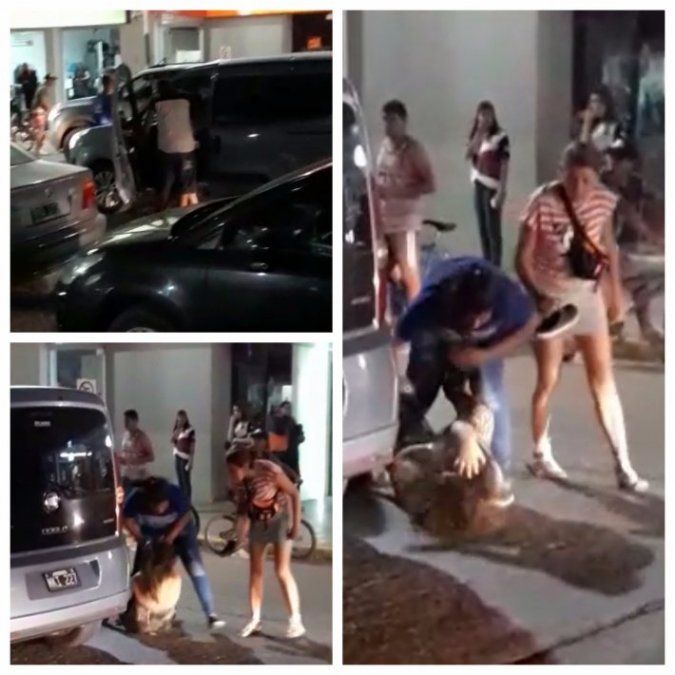 Es flagrancia: paseaba con su amante y lo sorprendieron su mujer y su hija