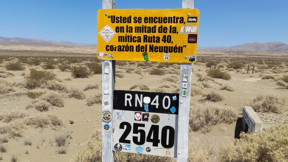 En la mítica Ruta 40. En la mítica Ruta 40.
