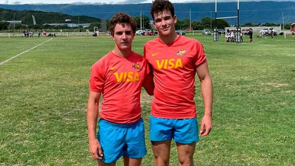 Genaro Podestá y Simón Salcedo, dos de los mendocinos que estarán en los Juegos Suramericanos de la Juventud, en Rosario