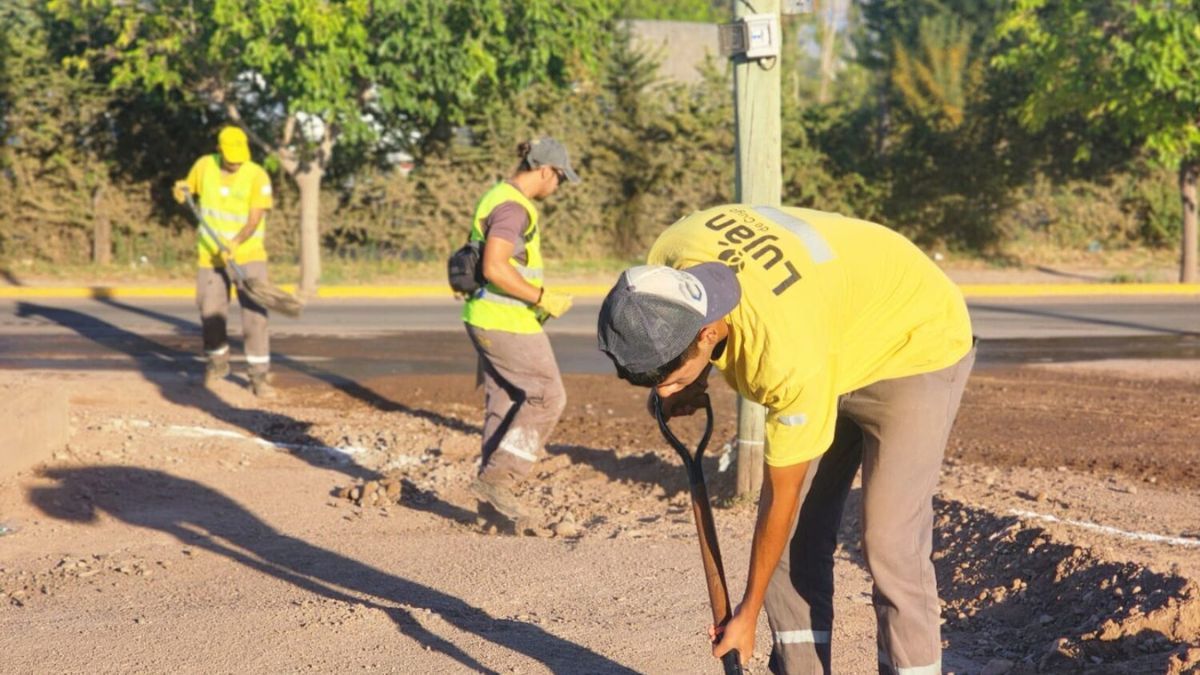 El municipio de Luján de Cuyo decidió invertir el 41% del presupuesto en obra pública, el 30% más que la Provincia. Imagen: Prensa Luján de Cuyo.