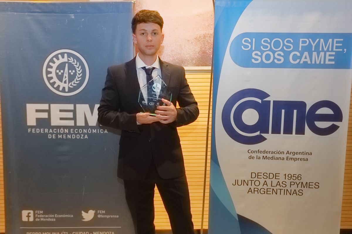 Gregorio Bajda, el Jóven Empresario Mendocino 2026 de la FEM. Ahora va por el premio nacional
