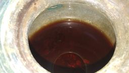 El vino fue encontrado dentro de una tumba.