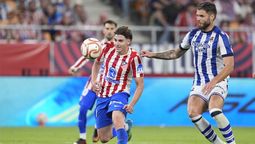 Julián Álvarez marcó un golazo ante Real Sociedad. Sin embargo, erró un penal. Julián Álvarez marcó un golazo ante Real Sociedad. Sin embargo, erró un penal.