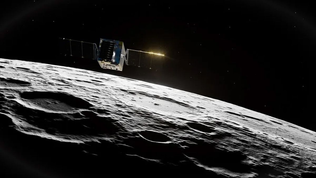 Fotografía cedida por Lockheed Martin de una ilustración de la sonda espacial enviada a la Luna, Trailblazer, de la NASA. Crédito: EFE/ Lockheed Martin. Fotografía cedida por Lockheed Martin de una ilustración de la sonda espacial enviada a la Luna, Trailblazer, de la NASA. Crédito: EFE/ Lockheed Martin.