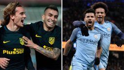 Atlético de Madrid y Manchester City buscarán los cuartos de la Champions