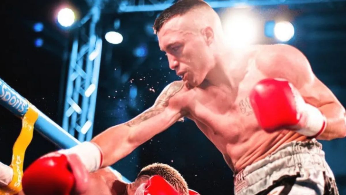 Boxeo profesional: Lucas Argañaraz sacó antes del límite a Ruiz y se consagró campeón argentino superwelter.