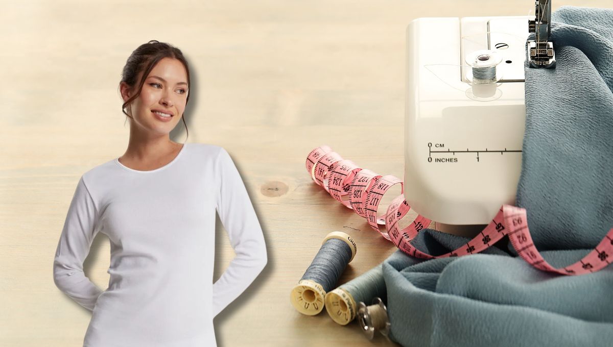 Cómo coser una camiseta térmica para la llegada del frío: DIY paso a paso