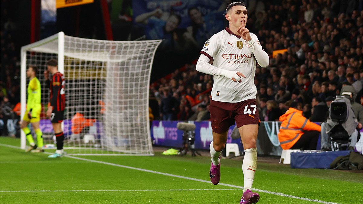 Phil Foden le dio el triunfo al City. Phil Foden le dio el triunfo al City.