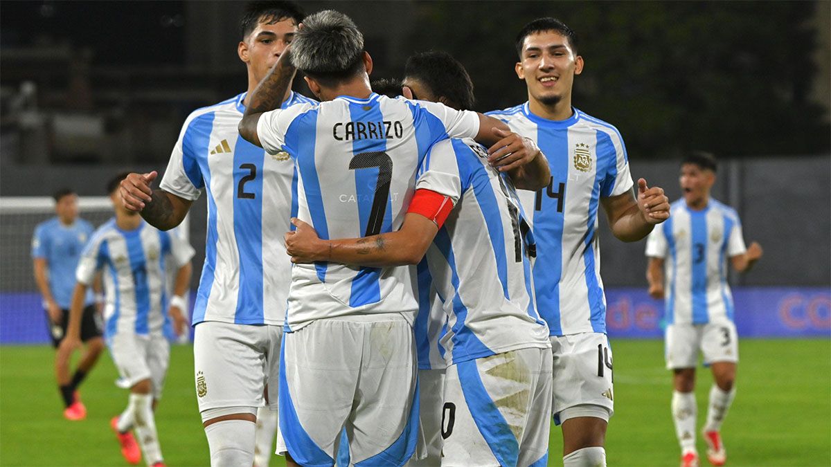 La Selección argentina Sub 20 venció a Uruguay.
