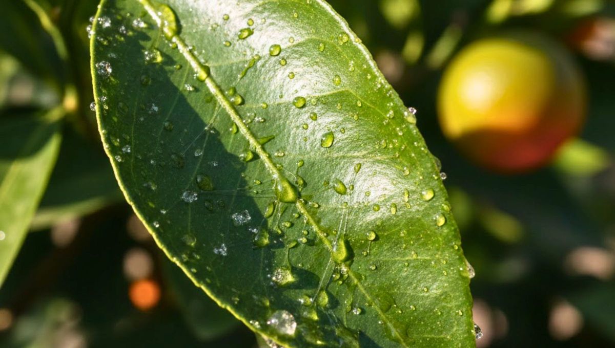 Por qué el naranjo tiene las hojas pegajosas: qué significa y cómo se soluciona