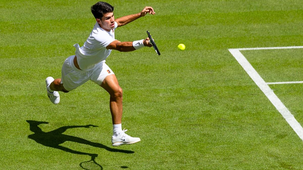 Alcaraz sigue de racha en Wimbledon.