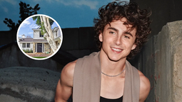 Timothée Chalamet y su casa minimalista en Beverly Hills.