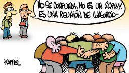 un consorcio medio ovalado