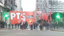 Militantes de izquierda reclaman la liberación de gremialistas detenidos por protesta en el sur del país
