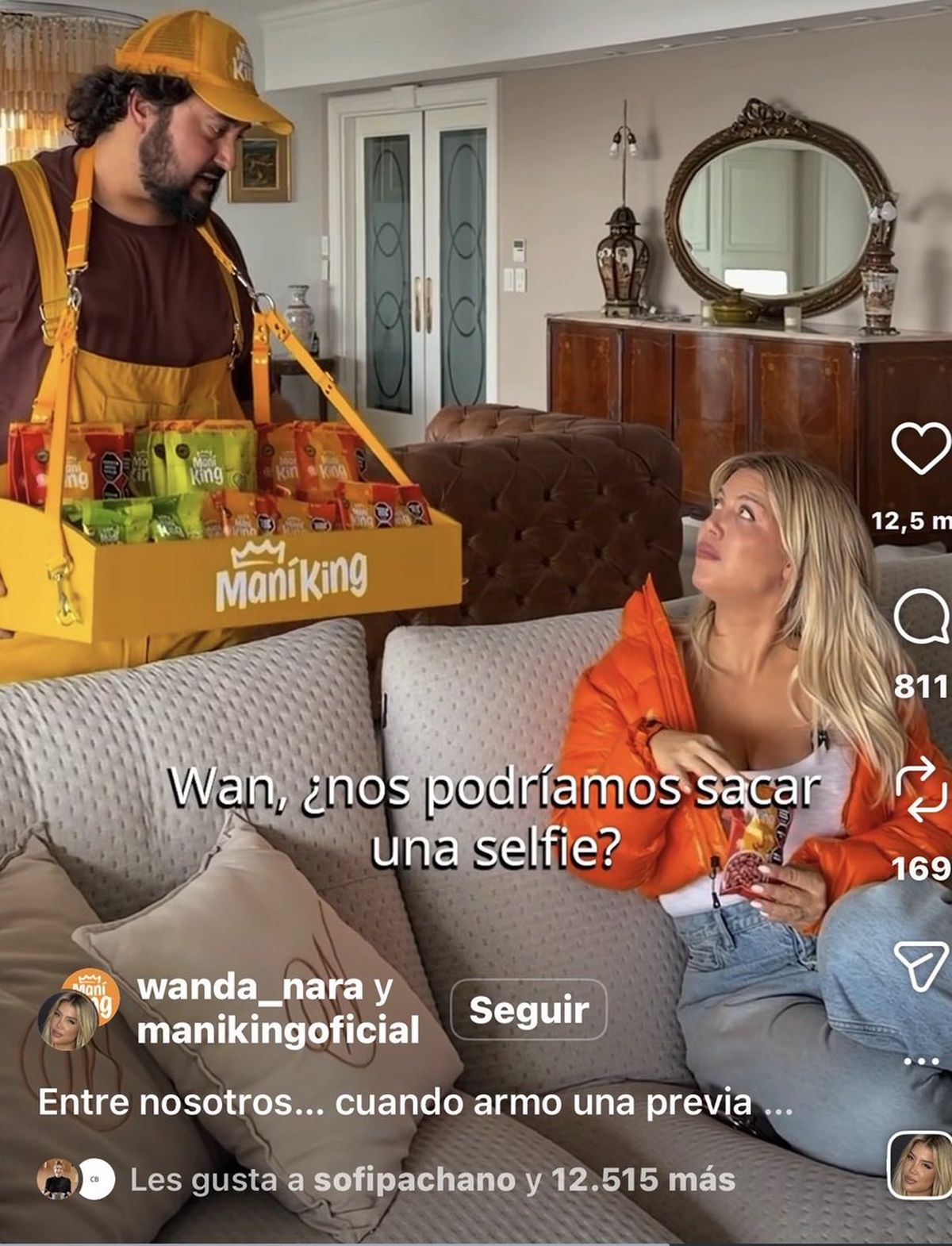 Wanda Nara lanzó una nueva publicidad de maní, tras la foto de la China Suárez sin ropa. Wanda Nara lanzó una nueva publicidad de maní, tras la foto de la China Suárez sin ropa.