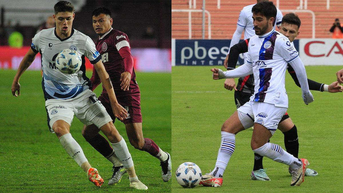 Matías Palacios (Independiente Rivadavia) y Vicente Poggi (Godoy Cruz).
