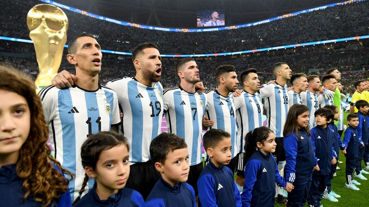 Mundial Qatar 2022 Así Cantaron El Himno Los Jugadores De La Selección Argentina 6911