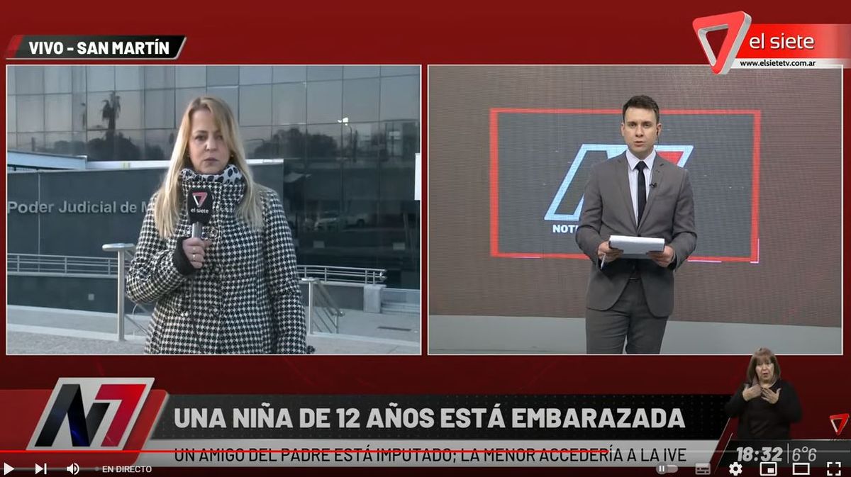 Silvia Santos, en Canal 7, contó detalles de la investigación por lo sucedido en el Este con una niña de 12 años que quedó embarazada por una violación.