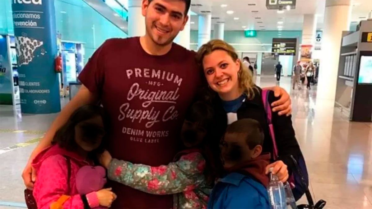 La familia argentina estaba viviendo en Barcelona desde hace aproximadamente dos años.