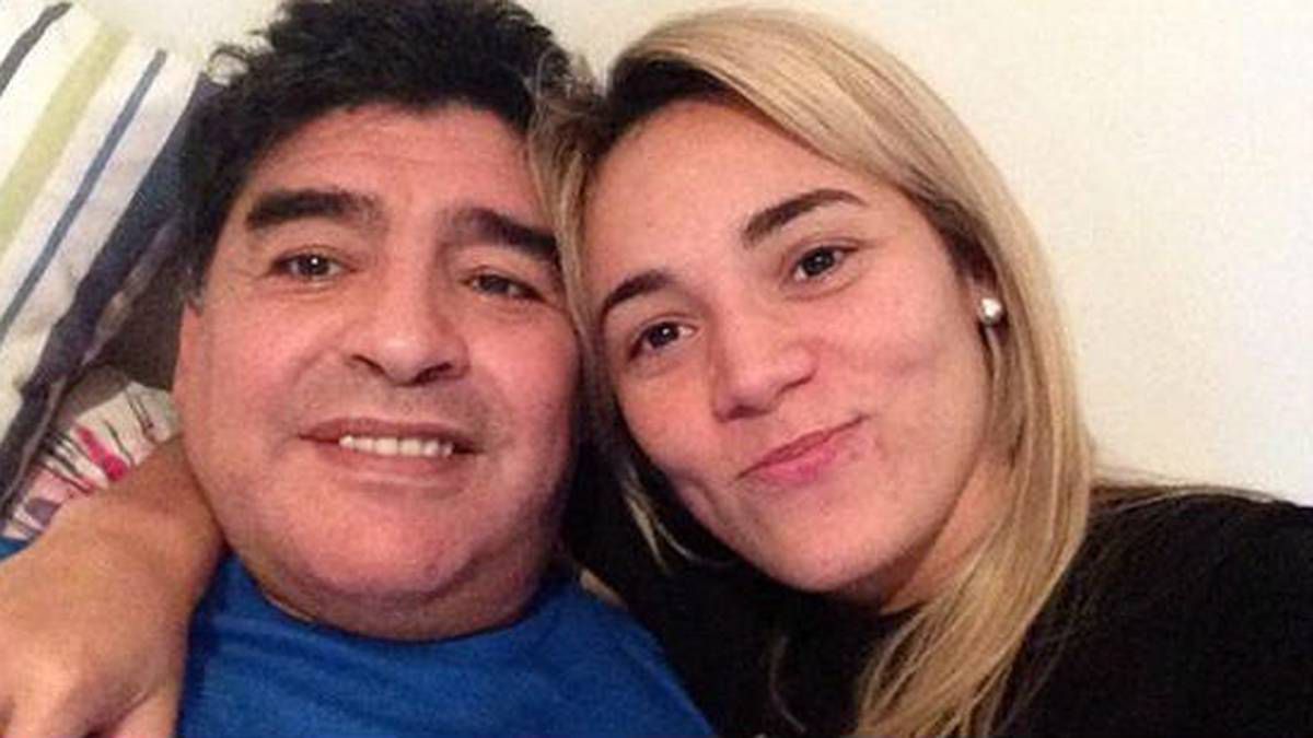 Diego Maradona y Rocío Oliva
