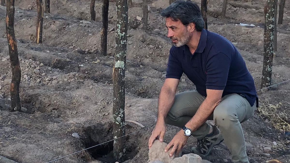 El bodeguero Héctor Durigutti.