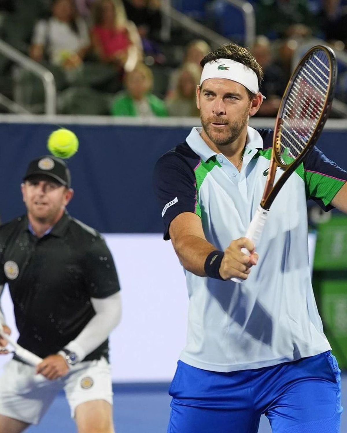 Juan Martín Del Potro volvió al tenis en Delray Beach, donde fue campeón hace 14 años. Juan Martín Del Potro volvió al tenis en Delray Beach, donde fue campeón hace 14 años.