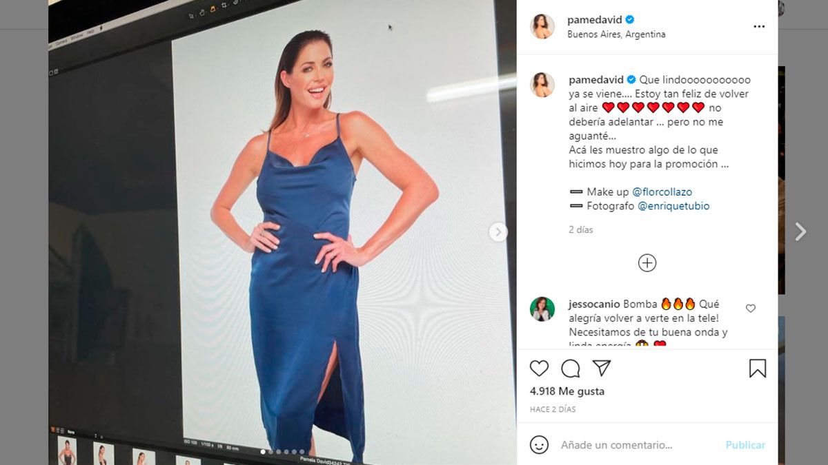 Pamela David brindó una noticia muy esperada: 