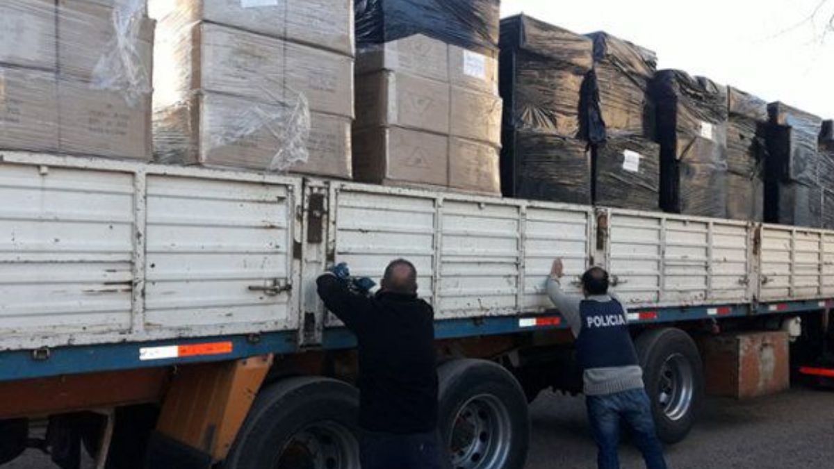 El contrabando se hacía a traves de camiones de Chile hacia Mendoza. Imagen ilustrativa.