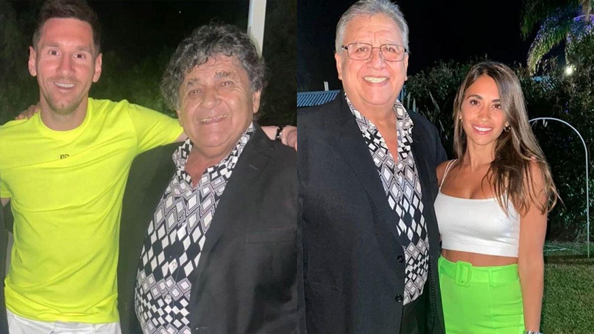 Lionel Messi y Antonela Roccuzzo se divirtieron muchísimo con Los Palmeras.