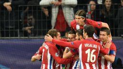 El Atlético de Diego Simeone sacó una buena ventaja en Alemania