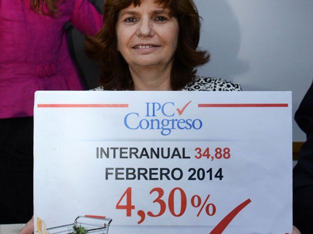 Para los opositores, la inflación de febrero tuvo un alza de 4,3%