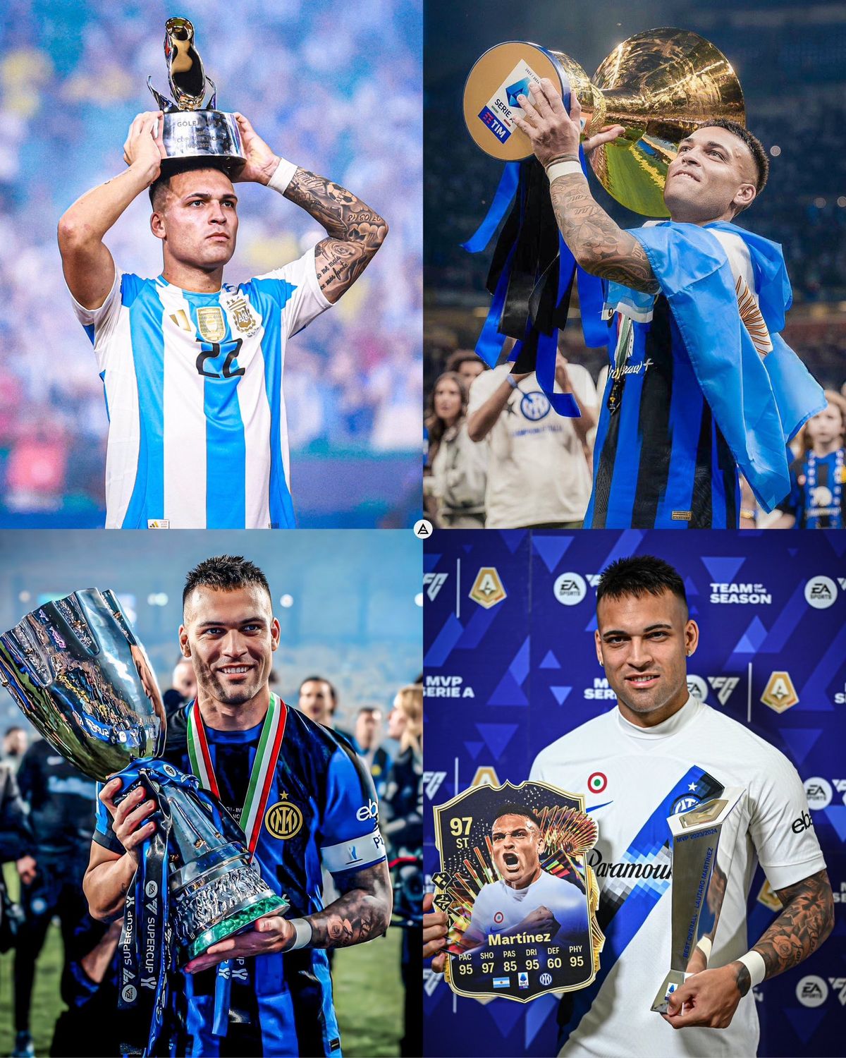 Todos los títulos de Lautaro Martínez esta temporada. 