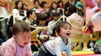 Más de 600 bebés participaron de una carrera