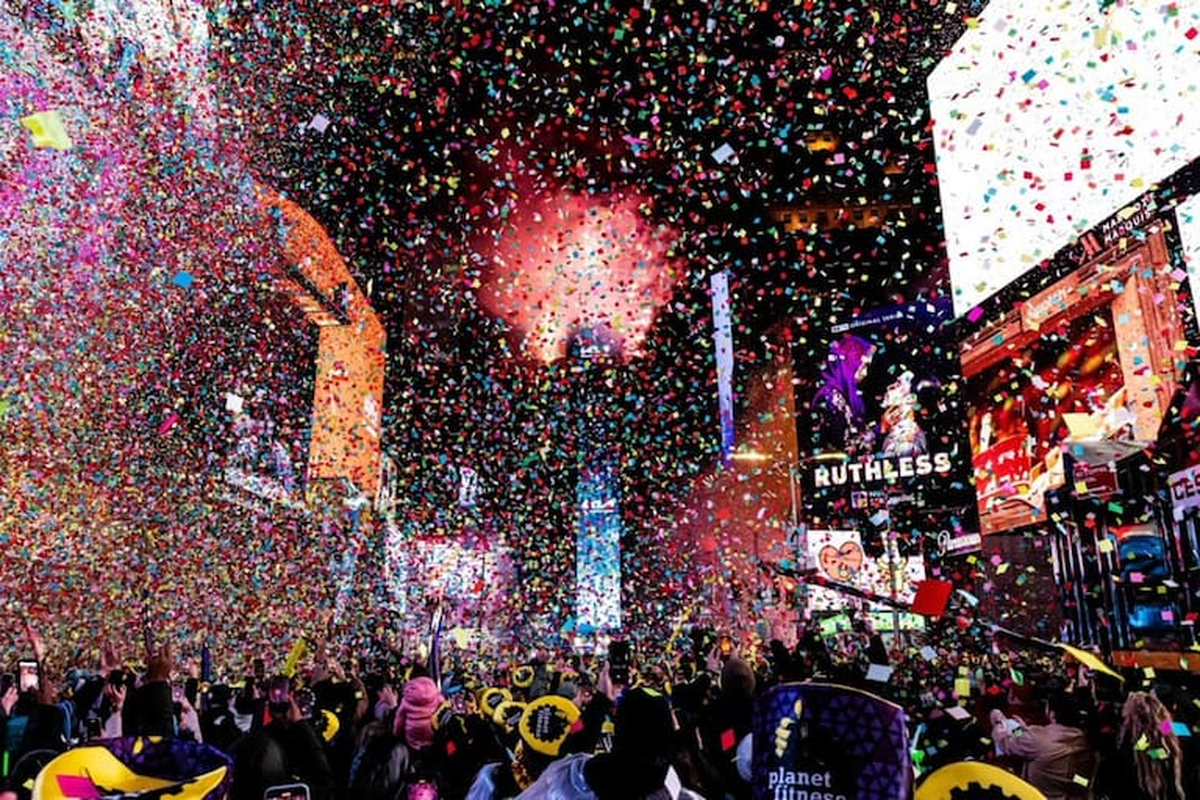Año Nuevo en el Times Square. Año Nuevo en el Times Square.