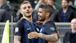 Tripletes de Icardi y Banega para la tremenda goleada 7 a 1 del Inter