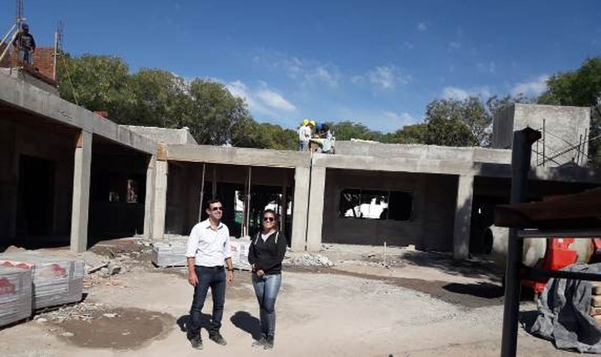 La escuela Luis Morzone, en Alvear, terminada a finales del 2019.