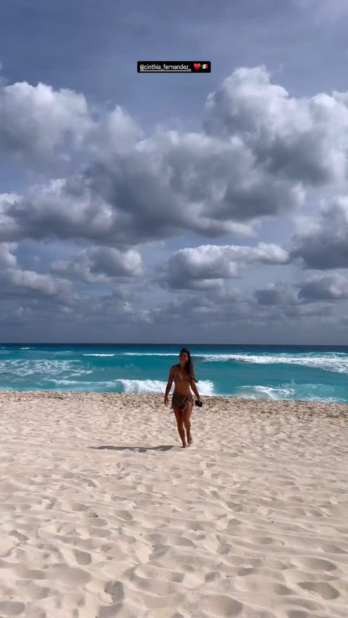 Desde la Riviera Maya, Cinthia Fernández estrena pareo taparrabos ultra XS y arrasa el animal print. Desde la Riviera Maya, Cinthia Fernández estrena pareo taparrabos ultra XS y arrasa el animal print.