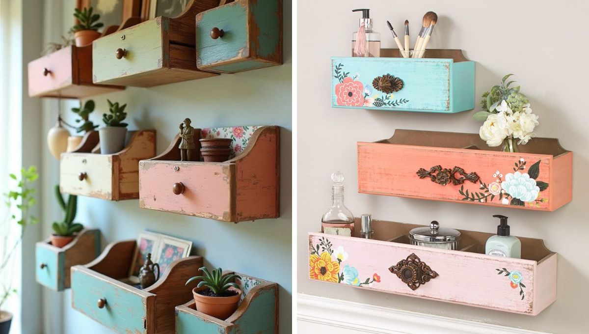 Cajones reciclados. Cajones reciclados.